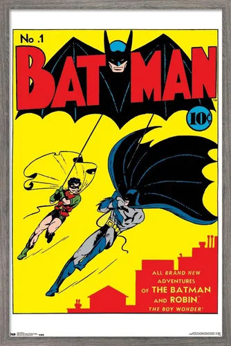 Vista 12 de Trends International DC Comics - Póster de pared de Batman con portada #1, 22.375 x 34 pulgadas, versión premium sin marco