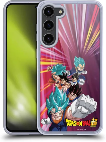 Vista 267 de Head Case Designs Funda de gel con licencia oficial de Dragon Ball Super Group Future Trunks Arc Characters [protección de grado militar] compatible