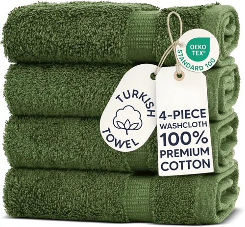 Vista 80 de Chakir Turkish Linens - Toallas turcas de 100% algodón, suaves y absorbentes (juego de 3 toallas personalizables, color aguamarina)