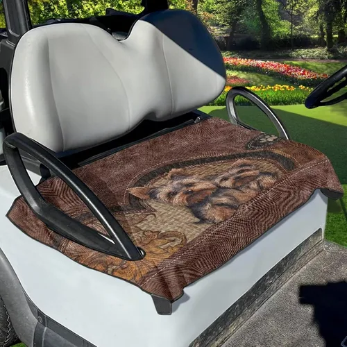Vista 22 de Accesorios para carrito de golf, fundas de asiento para EZGO, ajuste universal, mantas de toalla de asiento para carrito de golf, fácil de instalar