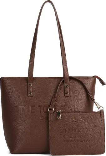 Vista 17 de Chinllo Bolso de mano para mujer, bolso mediano con asa superior