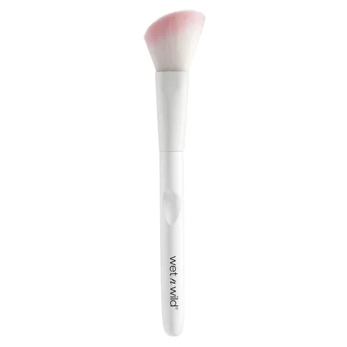 Vista 12 de wet n wild - Brocha angular para maquillaje de base, de precisión muy fina, con mango ergonómico para mezclar