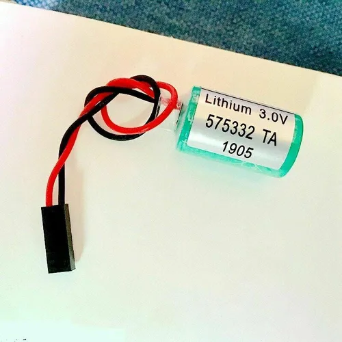 Vista 3 de BALOLO Paquete de 15 baterías de litio 575332TA 3V 950mAh PLC para Siemens 810D no recargable