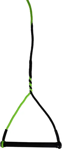 Vista 2 de RADAR Vapor Custom Water Ski Handle - Ergonomic Grip, 13 Inch Length, High Control Performance Design, Black/Volt Green Handle for Wakesurfing