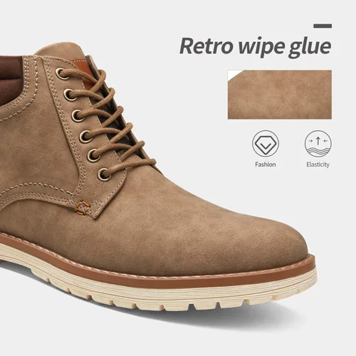 Vista 2 de Vostey Men's Boots Hiking Boots Casual Boots for Men