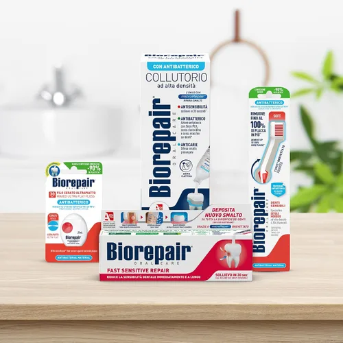 Vista 6 de Biorepair: Enjuague bucal " Collutorio " con antibacterical - 16.9 fl oz/16.9 fl.oz [ importación italiana ]