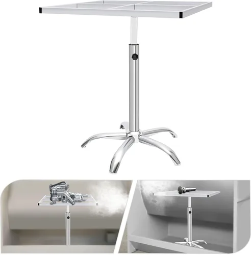 Vista 6 de Soporte giratorio resistente – Soporte de plataforma de rotación de pintura de rotación para base de modelo/plantas giratorias/monitor de soporte