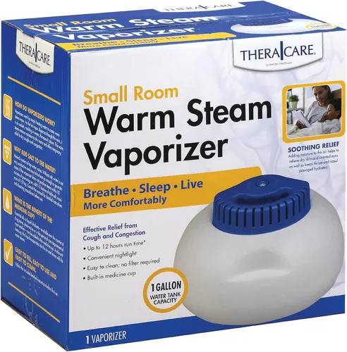 Vista 2 de TheraCare - Vaporizador de vapor caliente para habitaciones de tamaño pequeño No requiere filtro Alivio del frío y la congestión Natural