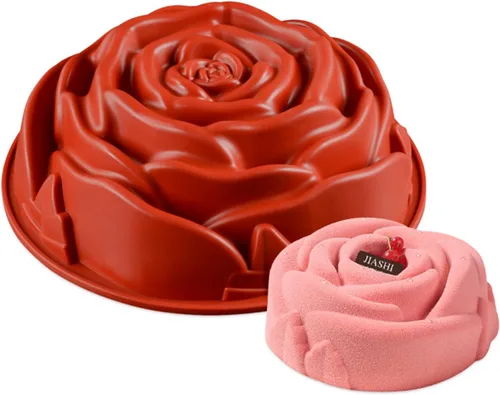 Vista 5 de FantasyDay Molde de silicona para pasteles de 8 pulgadas para postres, galletas, donas, pan, pan, pan, magdalenas, brownie, pan de maíz, pastel