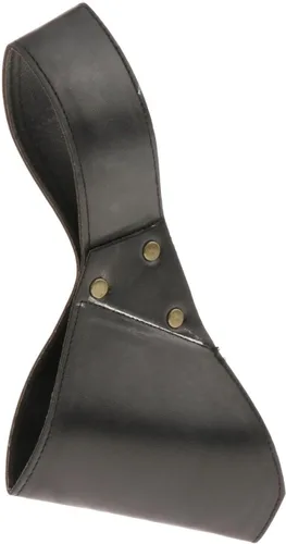 Vista 7 de Sword Frog Holster Universal PU Leather Rapier Scabbard Holder for Warrior Pirate Cosplay, Black