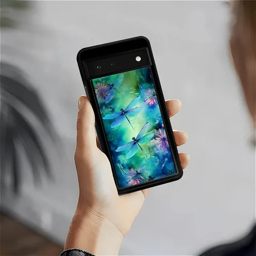 Vista 126 de Compatible con Google Pixel 4A 5G Mobile Case Creative Acrylic Panel trasero Silicona Protección Grip especialmente diseñado para Google Pixel 4A 5G