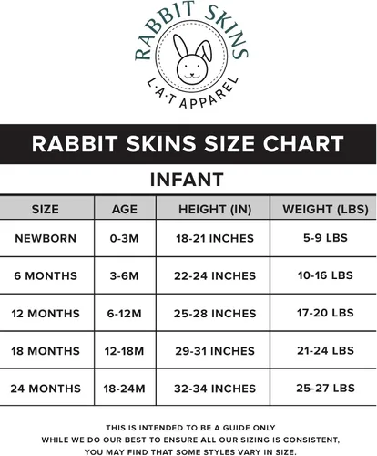 Vista 5 de 4411 Rabbit Skins Baby Rib Creeper de manga larga