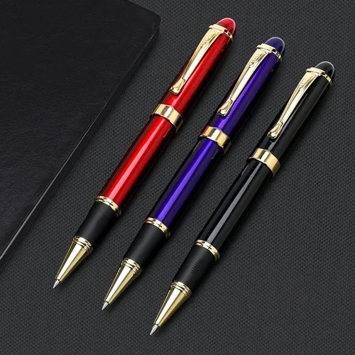 Vista 6 de YIVONKA Bolígrafos de lujo, bonito bolígrafo, el mejor regalo para hombres, bolígrafos profesionales de oficina ejecutiva, caja de regalo, bolígrafo