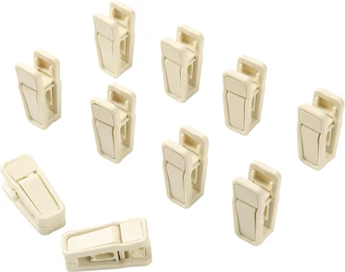 Vista 2 de Finnhomy ropa gancho de ropa para bebé y Kids 30-Pack de terciopelo antiderrapante colgador con 10 Clips de dedo