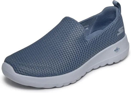 Vista 9 de Skechers Women's Go Walk Joy Sneaker 2-Azul marino/Blanco