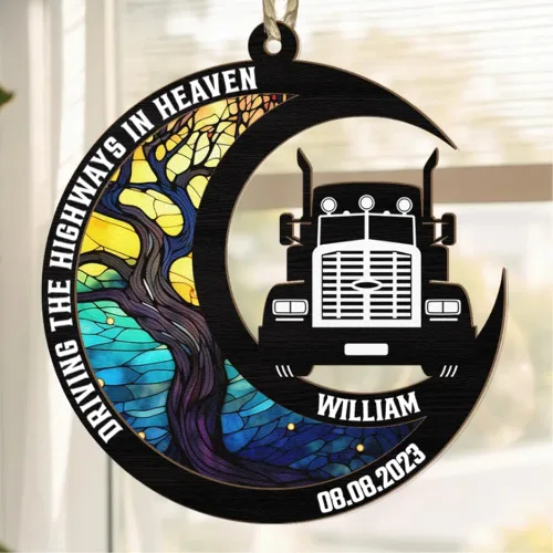 Vista 22 de Pesca en el cielo, adorno de pesca personalizado, decoración de Navidad para amantes de la pesca, nombre y fecha personalizados, regalo