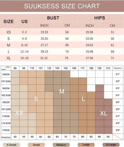 Vista 5 de SUUKSESS Body sexy con cuello cuadrado para mujer, sin espalda