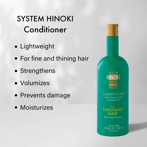 Vista 3 de Hayashi Acondicionador Hinoki, 33.8 onzas líquidas