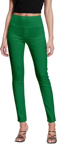 Vista 27 de Hybrid & Company Pantalón súper cómodo elástico con cintura elástica completa, estilo pull-on, de sarga Millennium Negro