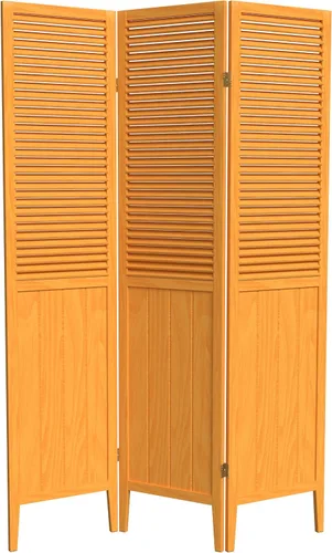 Vista 15 de Red Lantern SS-BEAD-Rosewood-3P - Divisor de habitación, 3 paneles, palisandro
