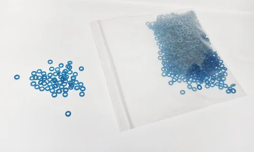 Vista 4 de 1000pcs/bag Separador de ortodoncia dental paquete a granel elástico ortodóntico separado lazos