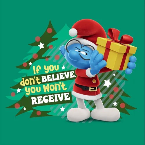 Vista 5 de El calendario de cuenta regresiva original de SMURFS 2025 Juguetes de dibujos animados coleccionables para niños y niñas, ¡12 figuras + 12 regalos