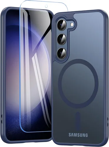 Vista 18 de Funda para Samsung Galaxy S23 con un 200% más fuerte magnético, funda para teléfono S23 con protector de pantalla, protección de grado militar