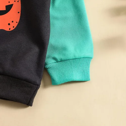Vista 54 de Sudadera de calabaza para bebé, niña, niño, Halloween, sudadera de gran tamaño, mameluco de burbujas, suéter