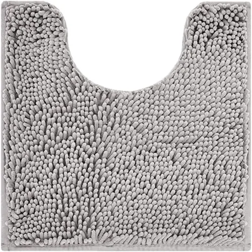 Vista 40 de Reyox Tapete de baño de felpilla, tapetes para inodoro en forma de U, tapete de baño de felpa suave, absorbente y peludo, tapete de contorno