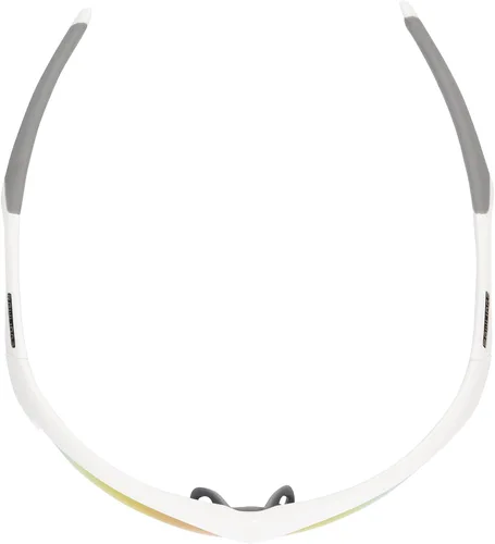 Vista 4 de Rawlings Cleat Chaser Blade - Gafas de sol deportivas para hombre, color blanco brillanteespejo arcoíris, 2.73 pulgadas, Shiny White