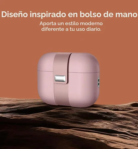 Vista 3 de SURITCH Funda para AirPods Pro 2/Pro, bloqueo magnético, compatible con Airpods Pro de 2ª y 1ª generación, funda protectora resistente con elegante