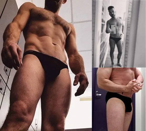 Vista 3 de Avidlove Ropa interior de bikini para hombre, calzoncillos de microfibra de tiro bajo, paquete de 4
