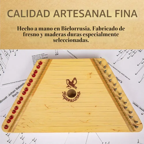 Vista 3 de Arpa de falda productor de música