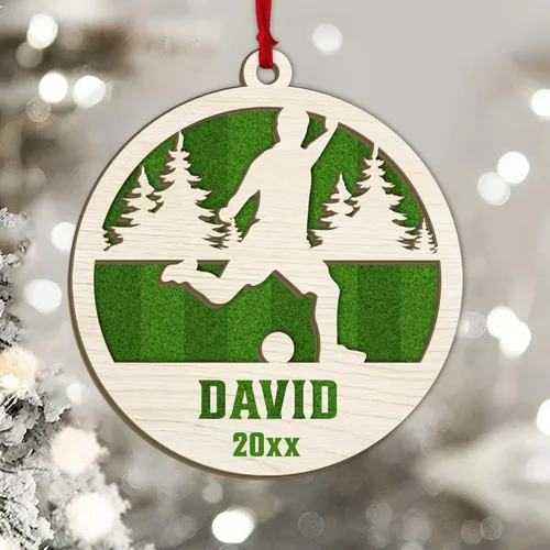 Vista 21 de Adorno personalizado de zapatillas de punta de ballet – Adorno de nombre de bailarín personalizado, adorno de madera cortado en capas de ballet