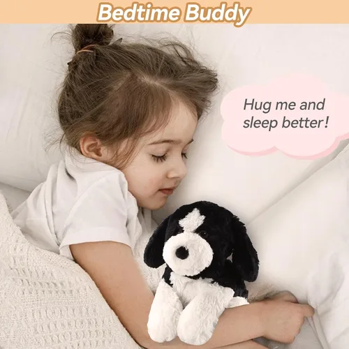 Vista 2 de Border Collie - Animal de peluche para perro, almohadillas térmicas para microondas para calambres y alivio de la ansiedad, refrescante