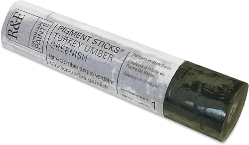 Vista 100 de R&F Handmade Paints - Pigmento profesional al óleo en barra, naranja lizarina, 6.4 fl oz