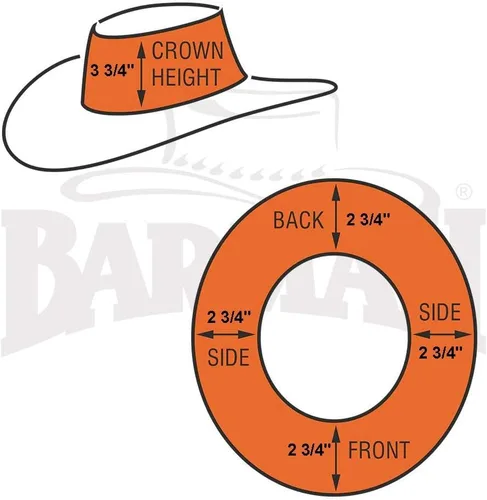 Vista 7 de Barmah Hats Sombrero plegable de cuero Bronco - Artículo 1060