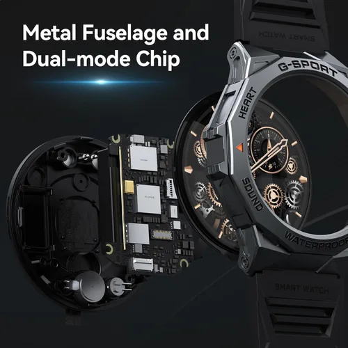 Vista 4 de Reloj inteligente, AMOLED de 1.43" para teléfonos Android con llamada Bluetooth, resistente al agua robusto, batería de ultra larga duración, más