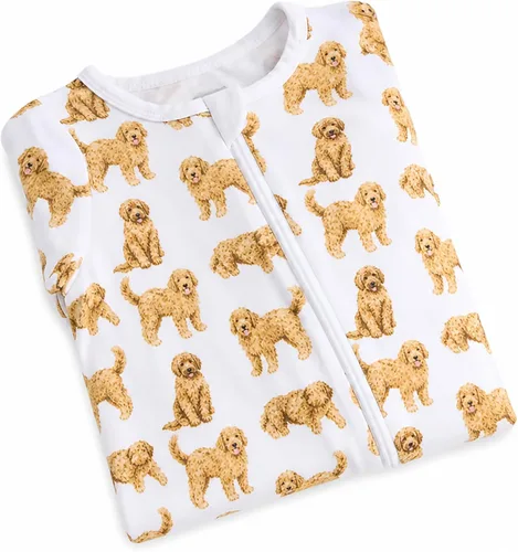 Vista 12 de Mud Pie Baby Mud Pie Dog Breed - Pijama unisex para bebé Golden Doodle