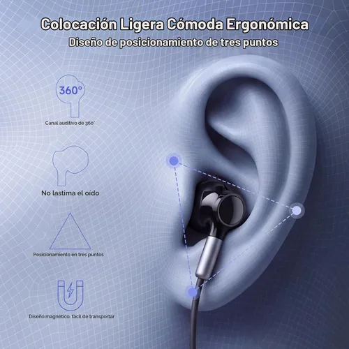 Vista 5 de Auriculares USB C Tipo C Auriculares para Samsung Galaxy S26 S25 S23 A17 Negro
