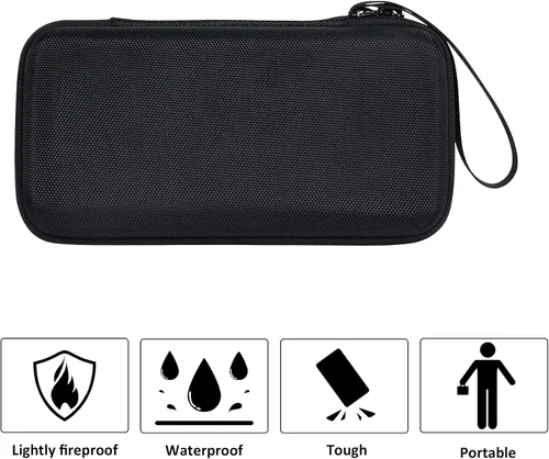 Vista 7 de co2CREA Estuche de transporte para Texas Instruments TI-84 Plus CE Python mejorado/TI-84/TI-Nspire CX II CAS/TI-Nspire CX II/TI-83 Plus/TI-89