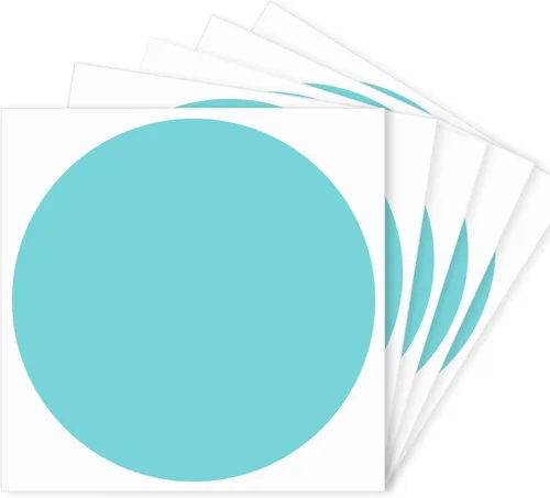 Vista 13 de STARLIBOO Calcomanías de puntos, círculos extraíbles de 2 pulgadas, 540 unidades de colores, para escribir para ventas de garaje (marrón)