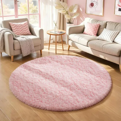 Vista 138 de Ophanie - Alfombras para sala de estar, antideslizante y suave, de felpa grandes y peludas para dormitorio, peludas para niños y niñas, decoración