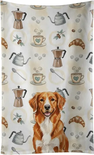 Vista 383 de Caroline's Treasures Afghan Hound - Toalla de cocina para barra de café, terciopelo frontal y lazo de algodón, lavable a máquina Sabueso afgano