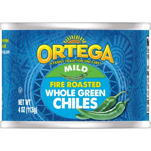 Vista 11 de Ortega Chiles verdes picados en cubitos, 4 oz