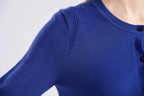 Vista 4 de Gilboa Suéter tipo cárdigan 100% algodón para mujer