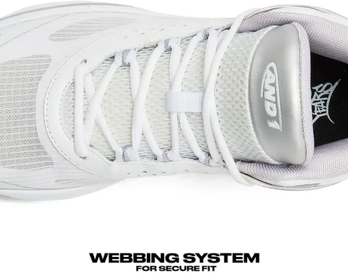 Vista 4 de AND1 Revel Mid - Tenis de baloncesto para hombre, para interiores o exteriores, para calle o cancha, tallas 7-16