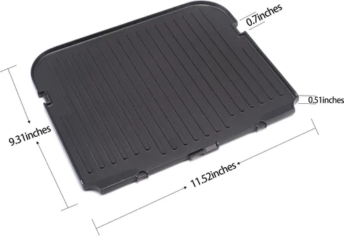 Vista 3 de UsKitchen Plato reversible para parrilla Cuisinart GR-4N 5 en 1