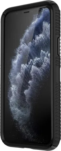 Vista 6 de Speck Productos Presidio2 Grip - Funda compatible con iPhone 11 Pro, negro/negro/negro/blanco