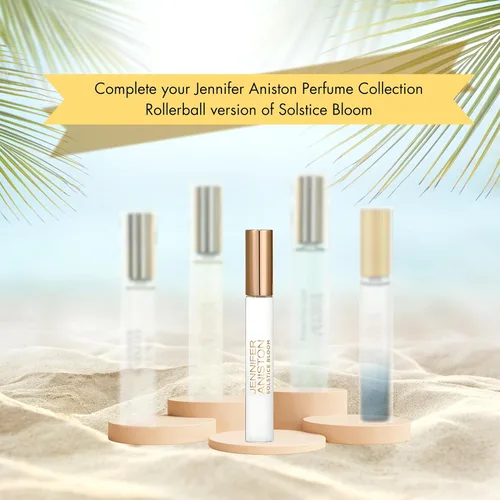 Vista 5 de Jennifer Aniston Solstice Bloom 0.33 onzas líquidas Eau De Parfum Rollerball, 0.33 onzas